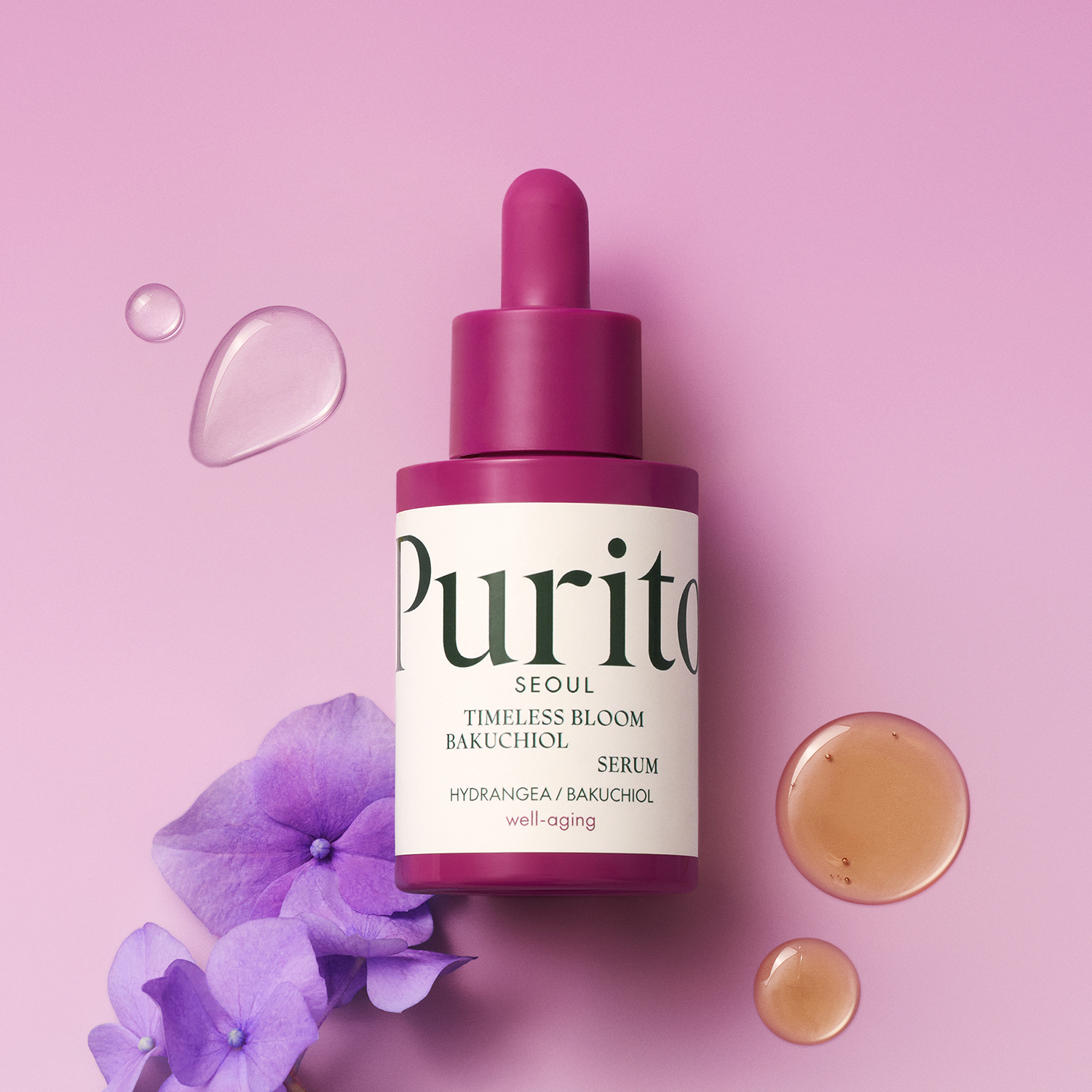 Purito Seoul Timeless Bloom Bakuchiol Serum 30ml | OLIVE