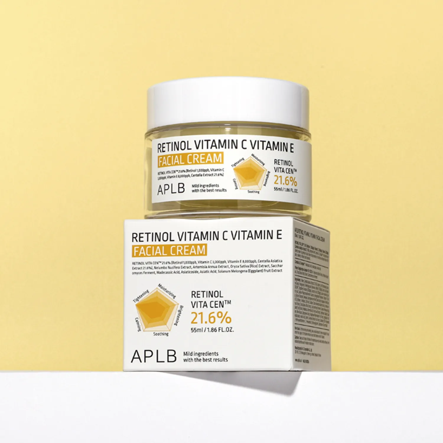 APLB Retinol Vitamin C Vitamin E Facial Cream 55ml | OLIVE YOUNG Global APLB Retinol Vitamin C Vitamin E Facial Cream 55ml | OLIVE YOUNG Global