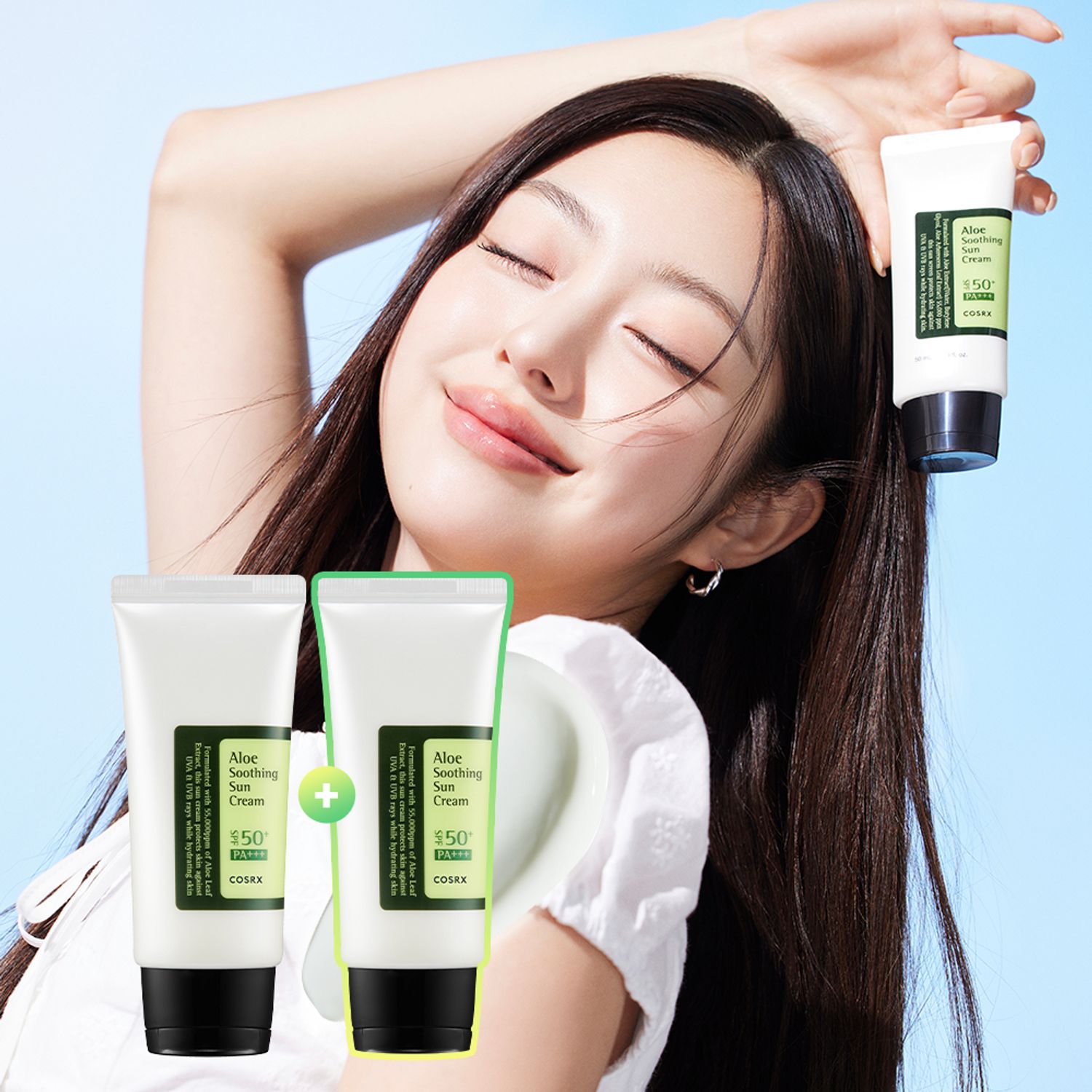COSRX Aloe Soothing Sun Cream SPF50+ | OLIVE YOUNG Global