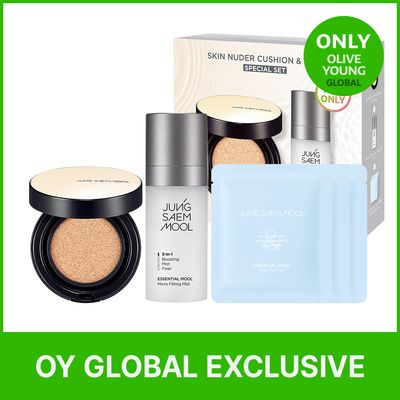 JUNGSAEMMOOL Essential Skin Nuder Cushion & Mist Special Set (+Gel Pad 2P*3ea) (3 Shades)
