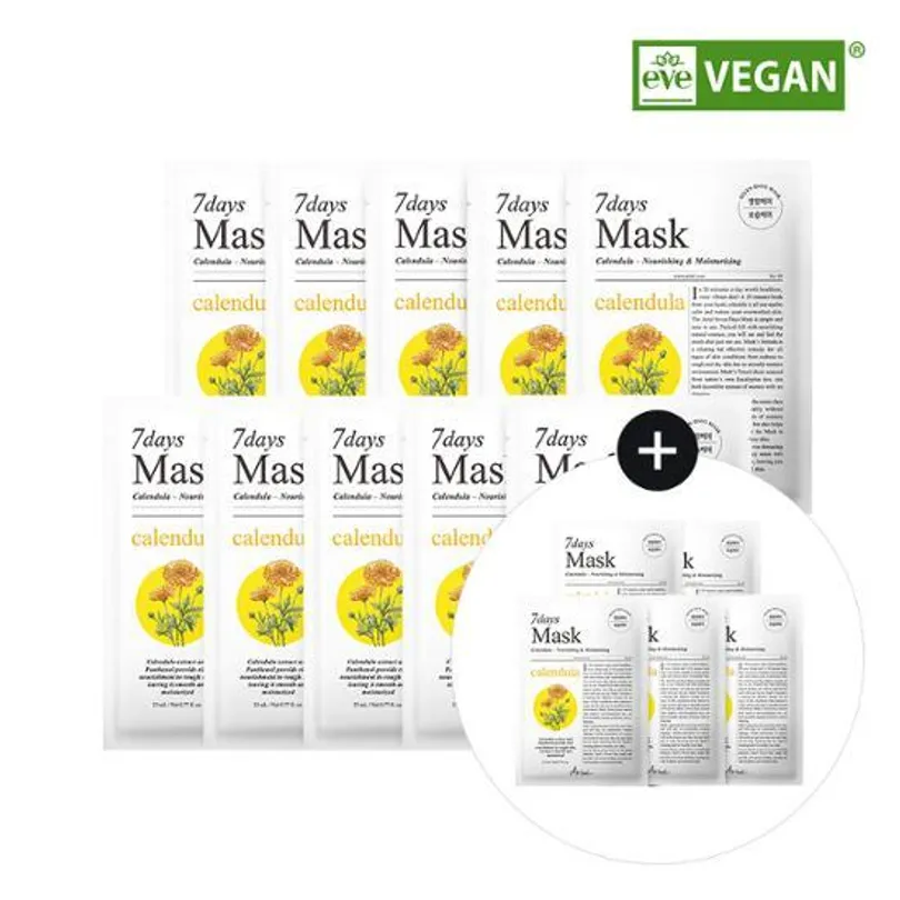 7 Days Mask Sheet Calendula