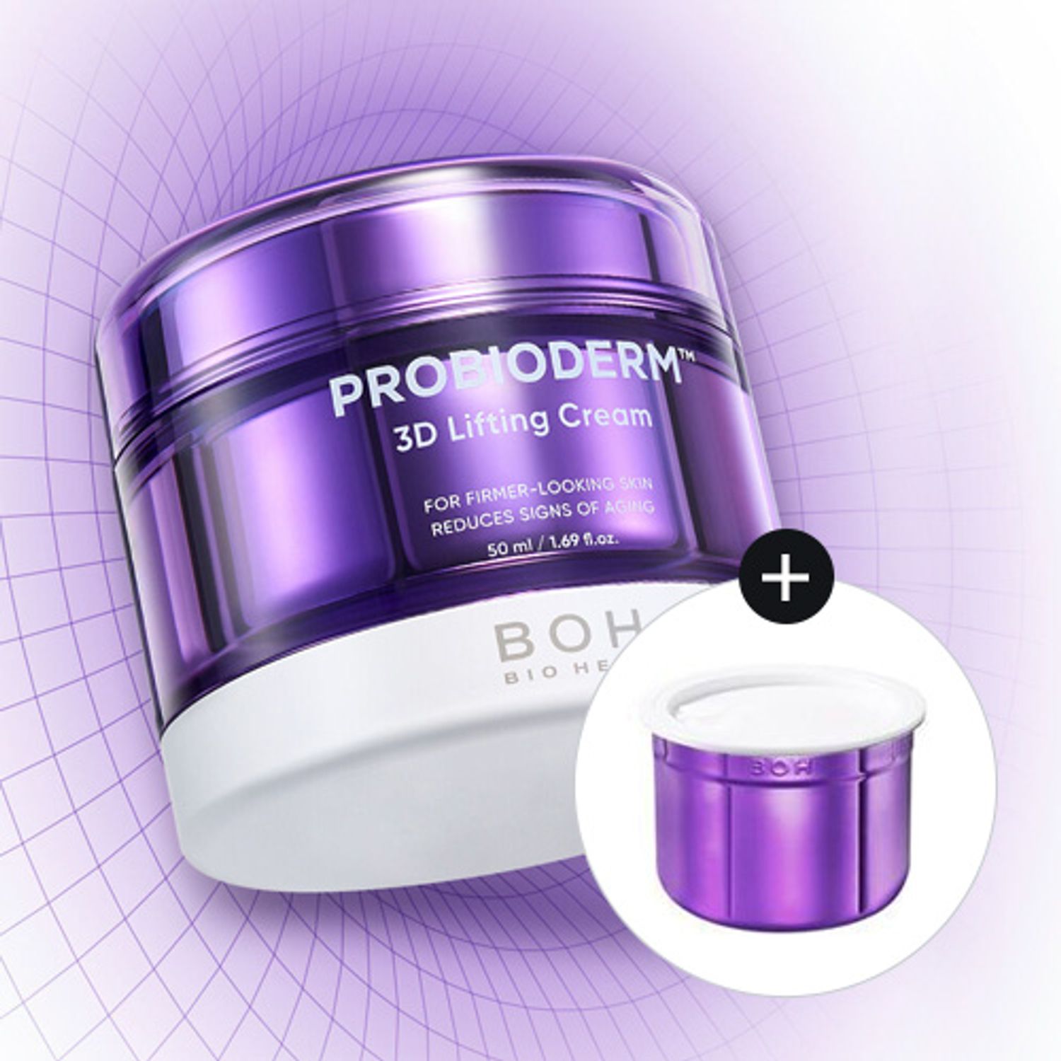 BIOHEAL BOH Probioderm 3D Lifting Cream 50mL Refill Set | OLIVE YOUNG Global