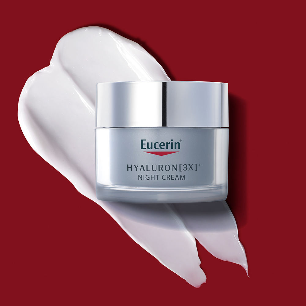 Eucerin Hyaluron 3X Night Cream 50ml Set (+Concentrate 5ml + 