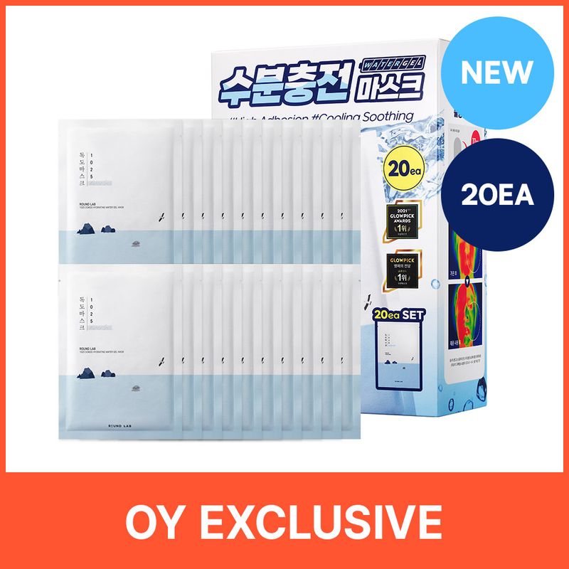 ROUND LAB 1025 Dokdo Hydrating Water Gel Mask Sheet 20ea