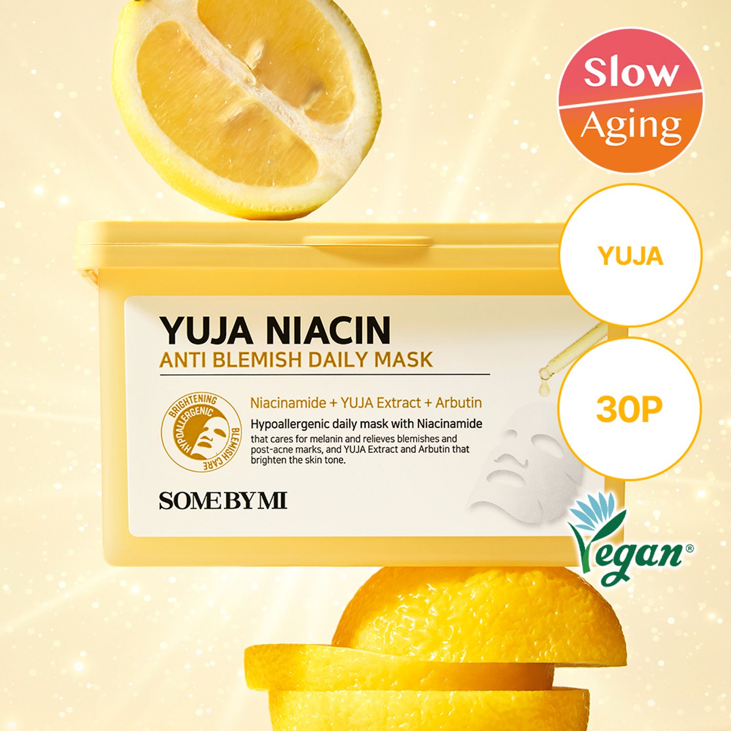 [SOMEBYMI] YUJA NIACIN 30 DAYS BLEMISH CARE SERUM MASK