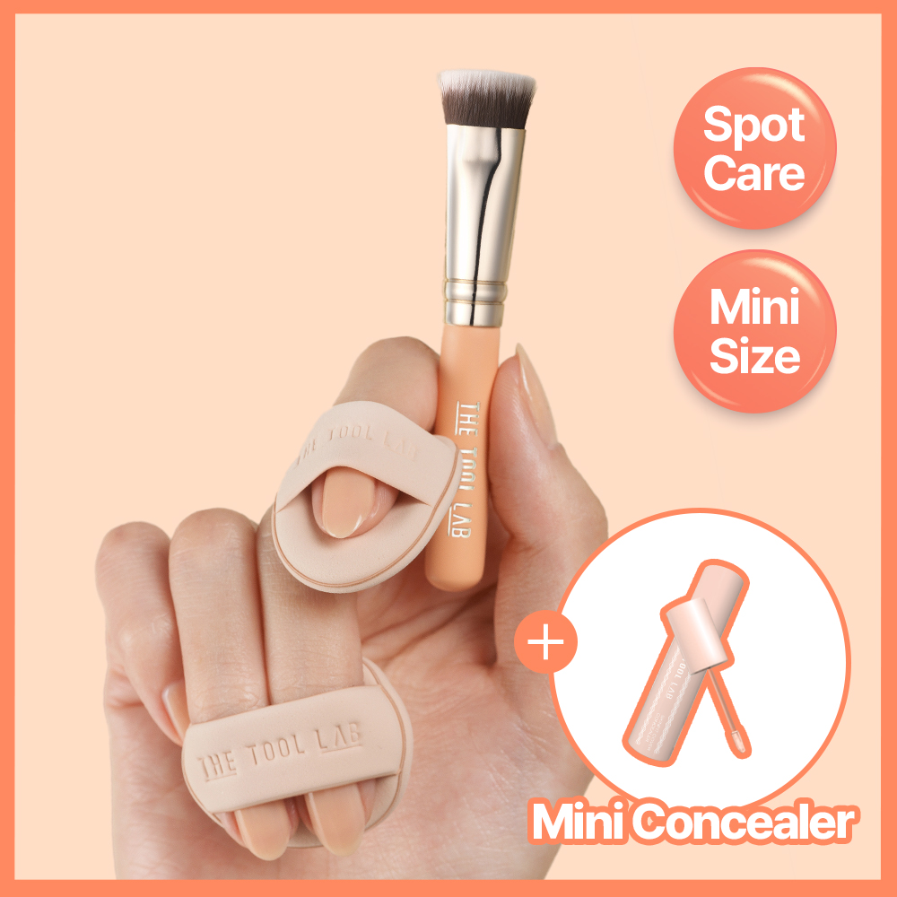 スキンローション　1本、トリコルージュ1つ、ミラス プレストパウダー パフ 2つ THE TOOL LAB スキンフィット コンシール デュオ | OLIVE YOUNG Global