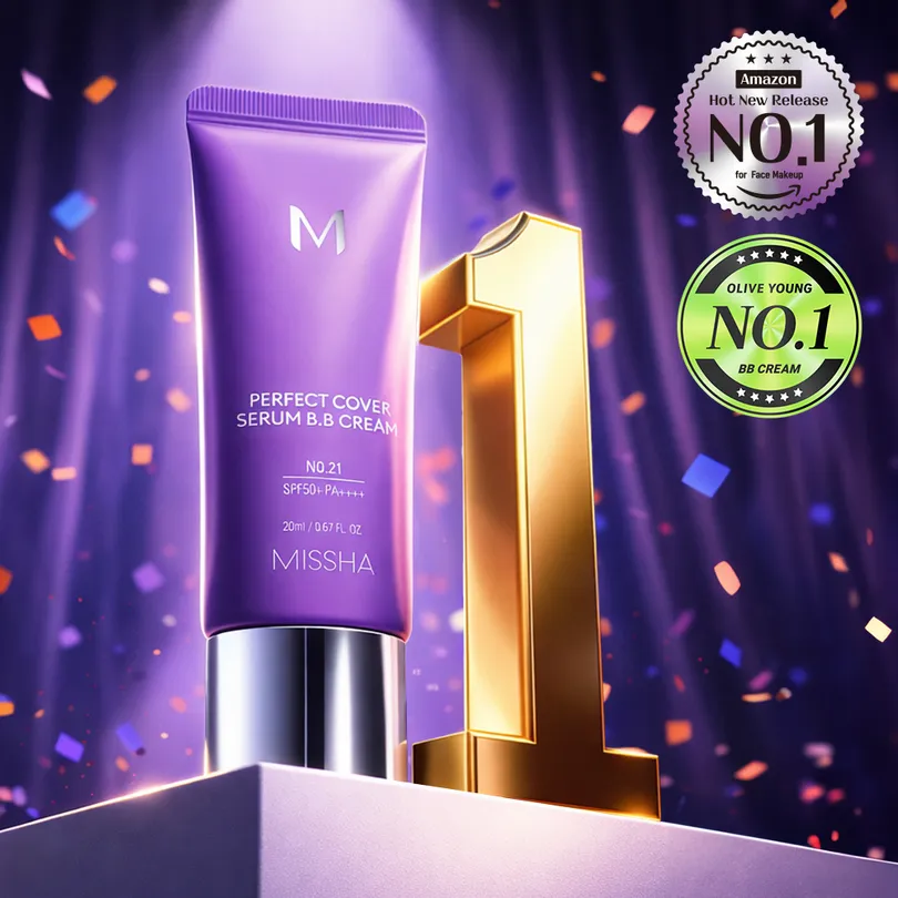 MISSHA M Perfect Cover Serum SPF50 BB Cream 20ml (4 Colors)