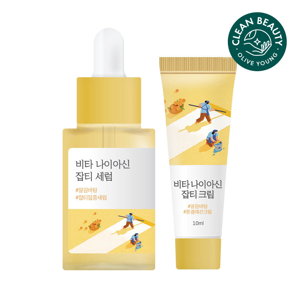 ROUND LAB ビタナイアシンクスミセラム30ml企画（＋クスミクリーム10ml