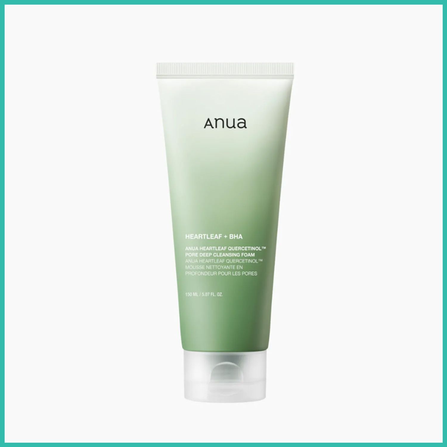 Anua Heartleaf Quercetinol Pore Deep Cleansing Foam 150ml | OLIVE YOUNG Global