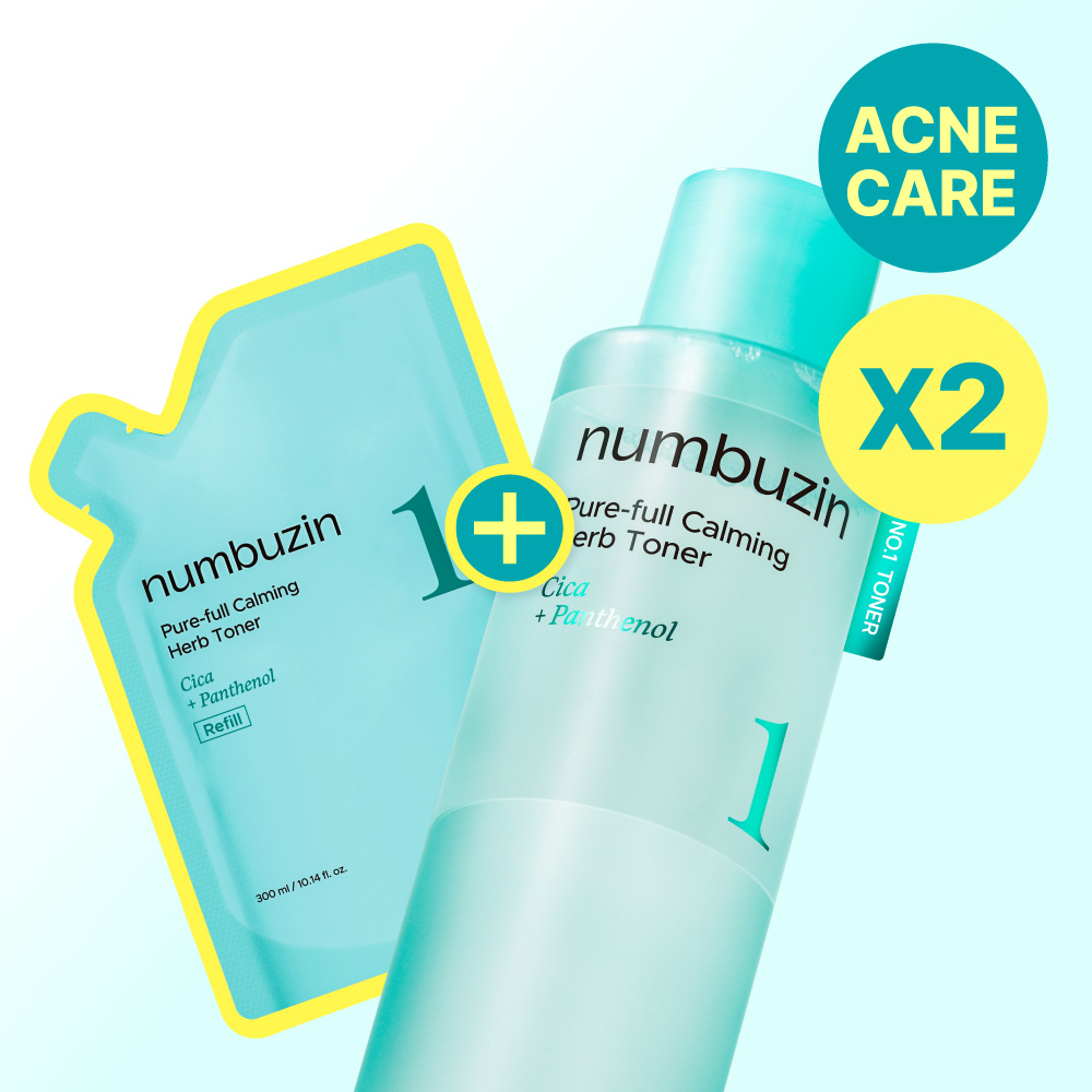 numbuzin No. 1 Pure-full Calming Herb Toner 300mL (+300mL Refill
