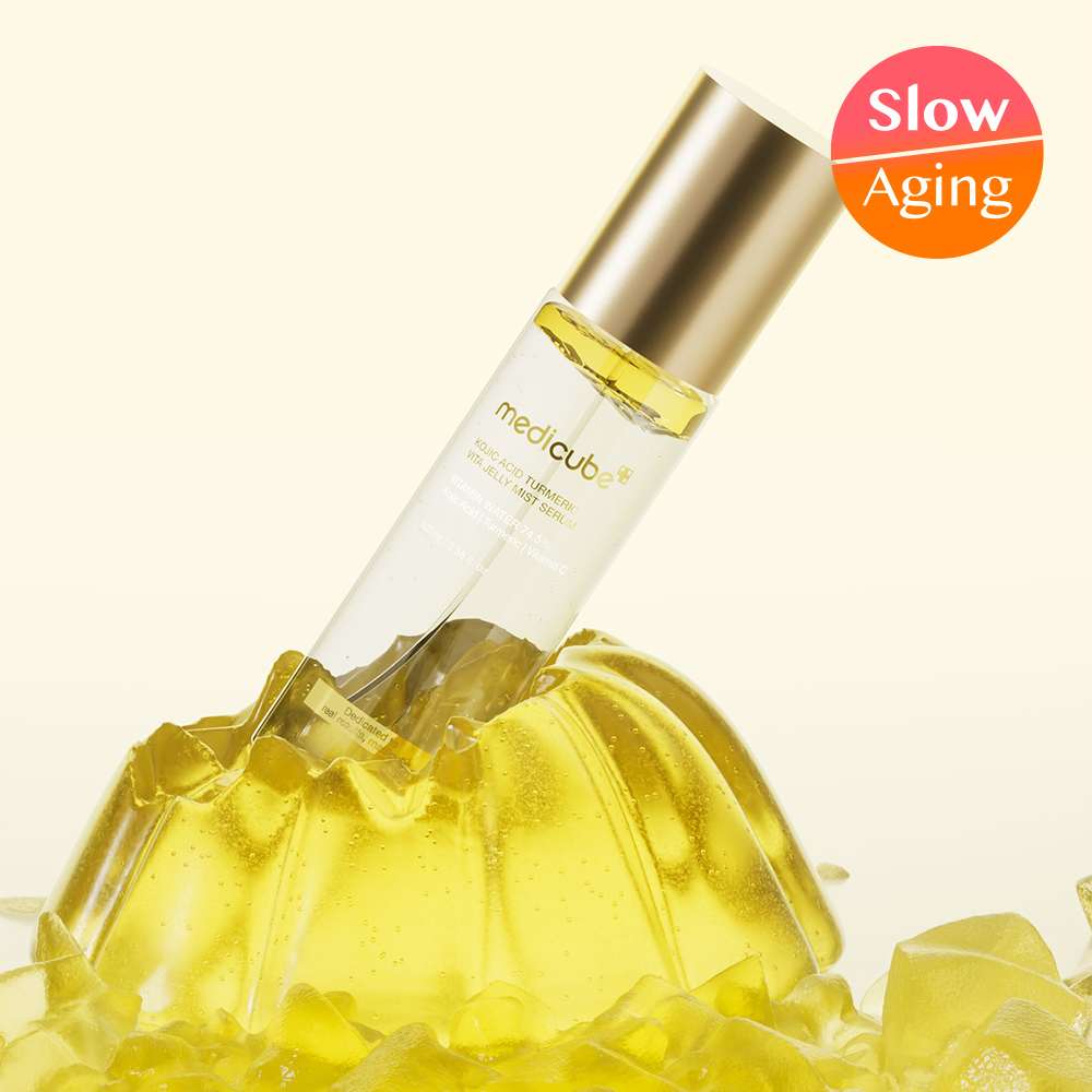 medilove 美顔器 イエロー medicube Kojic Acid Turmeric Vita Jelly Mist Serum 100ml | OLIVE