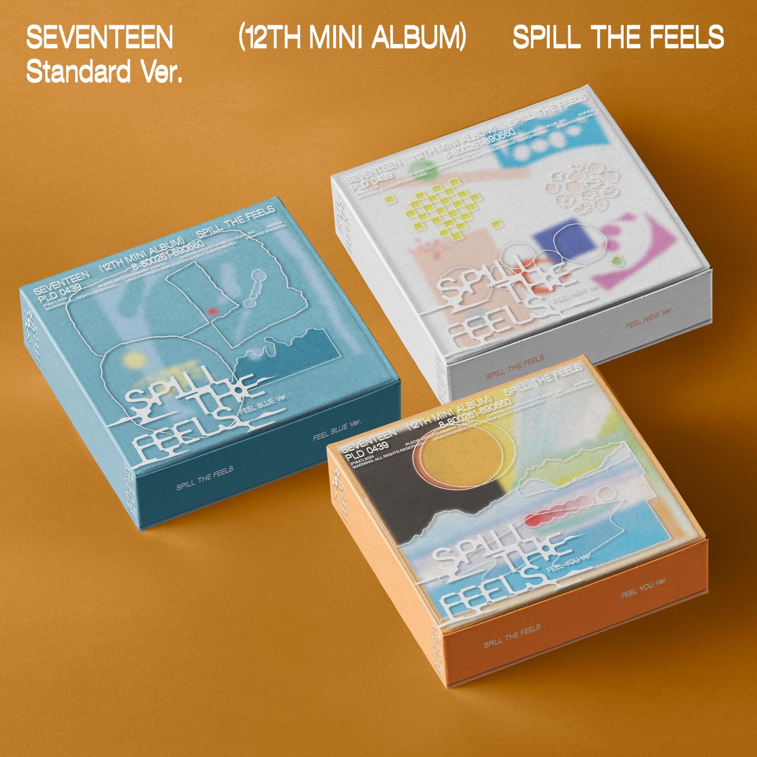 SEVENTEEN 12th Mini Album  'SPILL THE FEELS' (1 set of 3 types) | OLIVE YOUNG Global