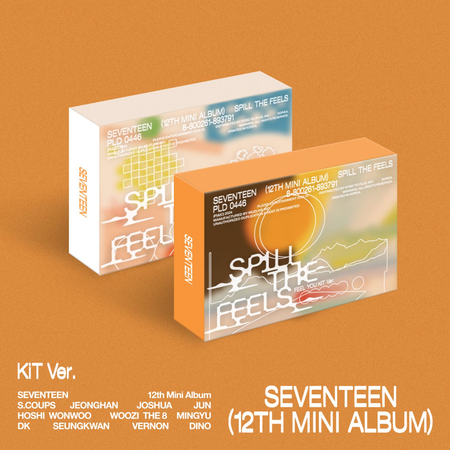 SEVENTEEN 12th Mini Album 'SPILL THE FEELS' KiT Ver. | OLIVE YOUNG Global