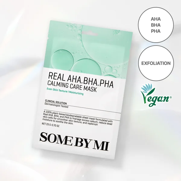 SOME BY MI Real AHA.BHA.PHA Calming Care Mask Sheet 1P