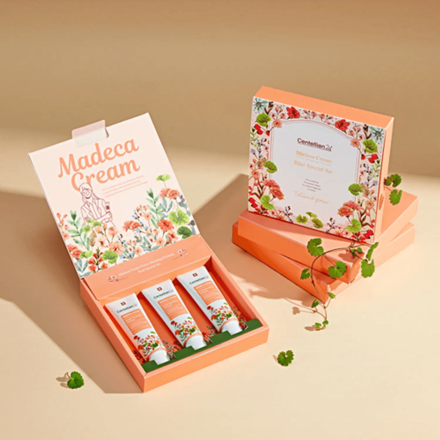 Centellian24 Madeca Cream Power Boosting Formula 50ml Triple Set (Riad Gift) | OLIVE YOUNG Global