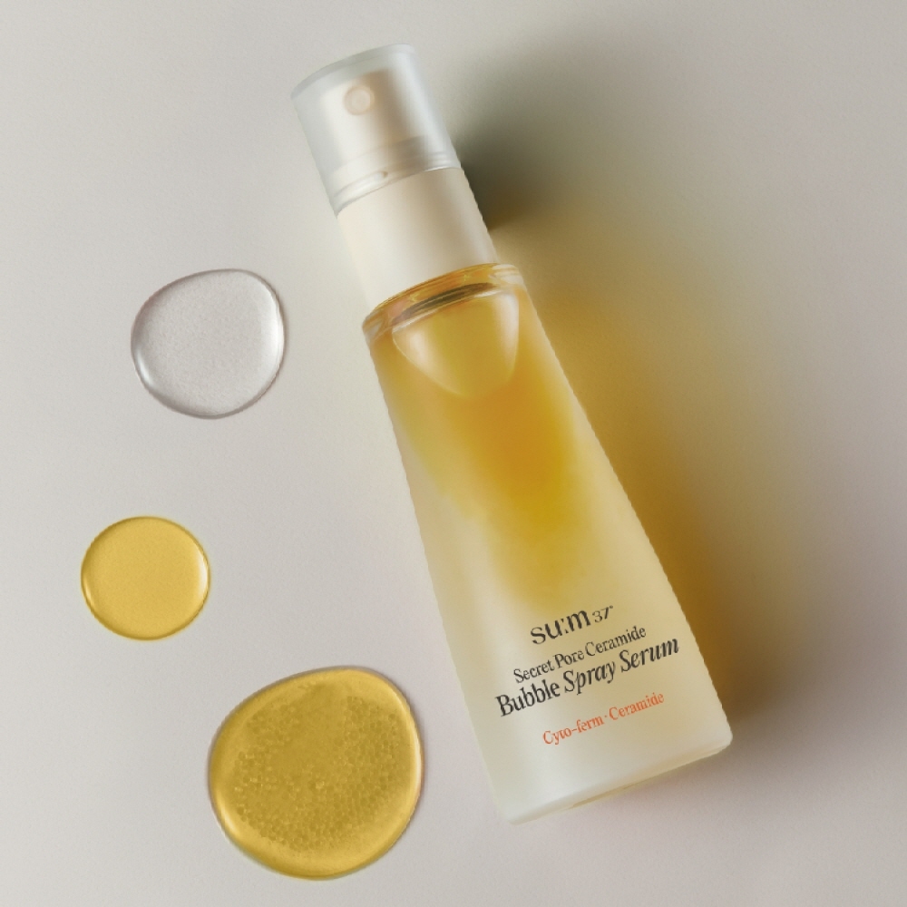 SUM37 Secret Pore Ceramide Bubble Spray Serum 60ml+60ml Set
