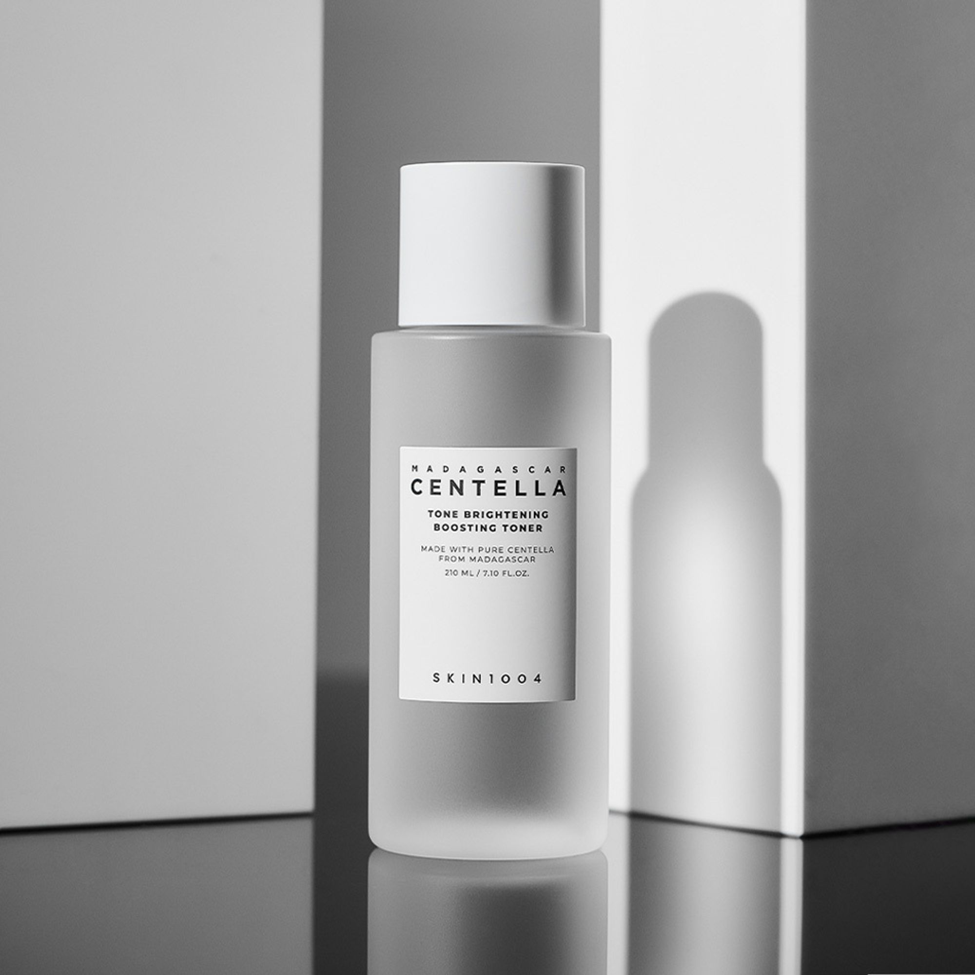 Pouring toner on cotton pad