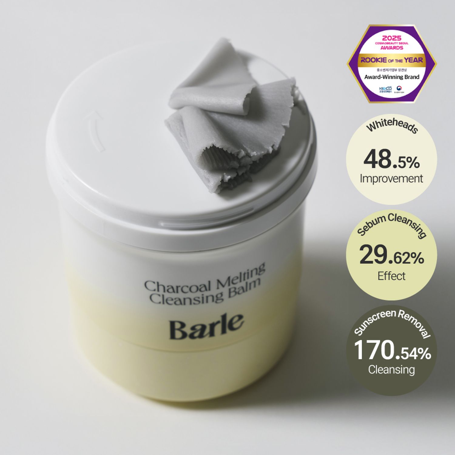 Barle Charcoal Melting Cleansing Balm 100g | OLIVE YOUNG Global
