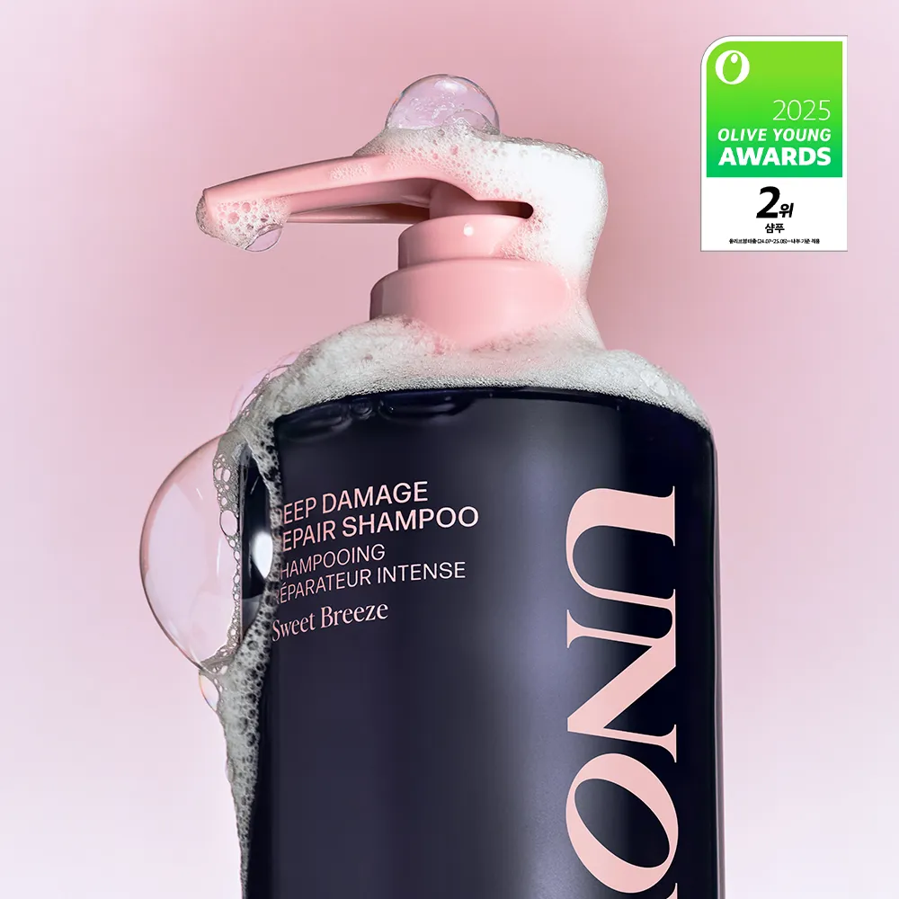 UNOVE Deep Damage Repair Shampoo 500g (Sweet Breeze/Rosy Aura