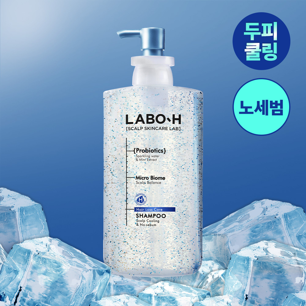 LABO-H Hair Loss Care Scalp Cooling & No Sebum Shampoo 750ml