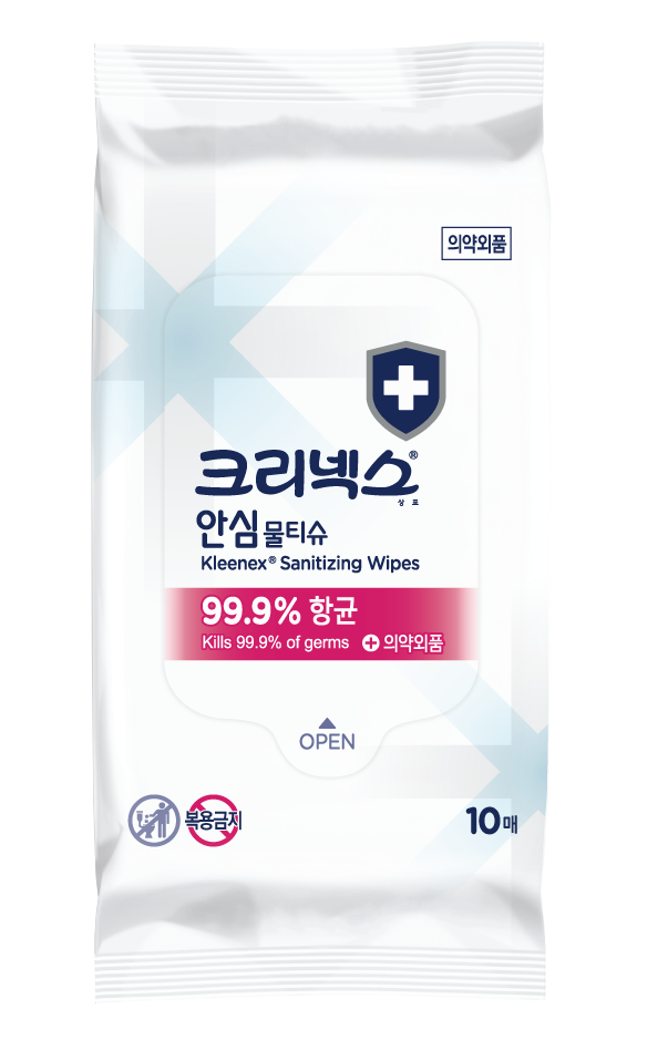 Kleenex Antibacterial Wet Wipes 10 Sheets | OLIVE YOUNG Global