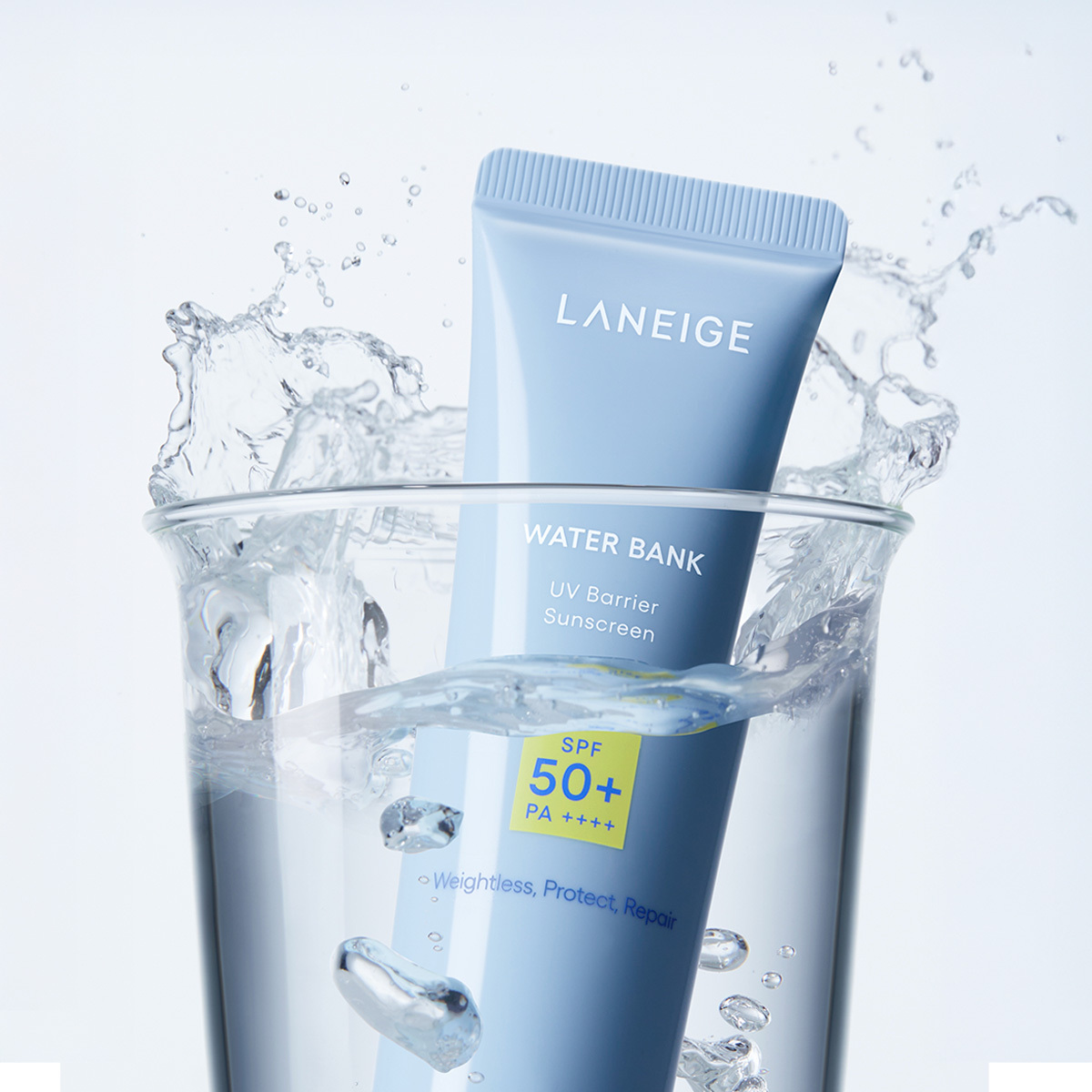 LANEIGE Water Bank UV Barrier Sunscreen 50ml Set (+25ml) | OLIVE