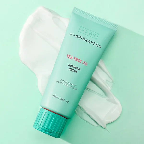 BRINGGREEN Tea Tree Cica Soothing Cream+ 100mL_NEW