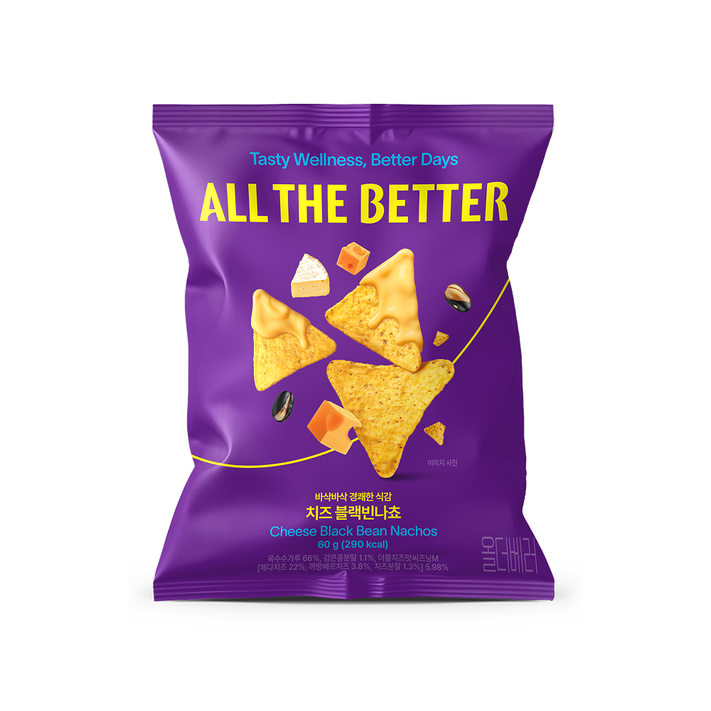 ALL THE BETTER チーズブラックビーンナチョス 60g | OLIVE YOUNG Global