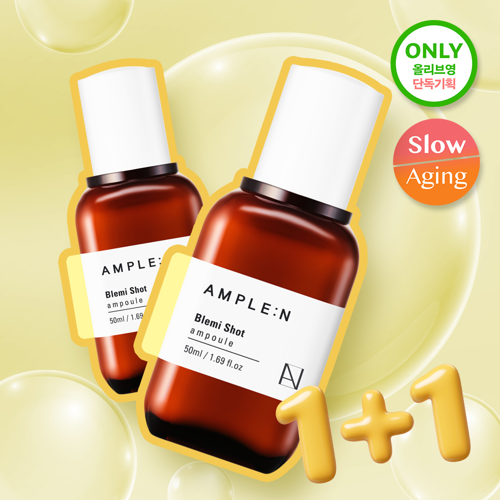 AMPLE:N Blemi Shot Ampoule 50ml 1+1 Set | OLIVE YOUNG Global