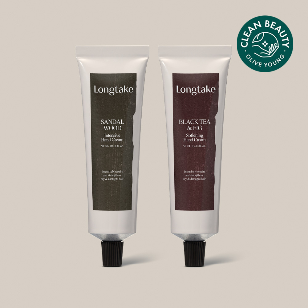 Longtake ハンドクリーム50ml (サンダルウッド/ブラックティー＆フィグ