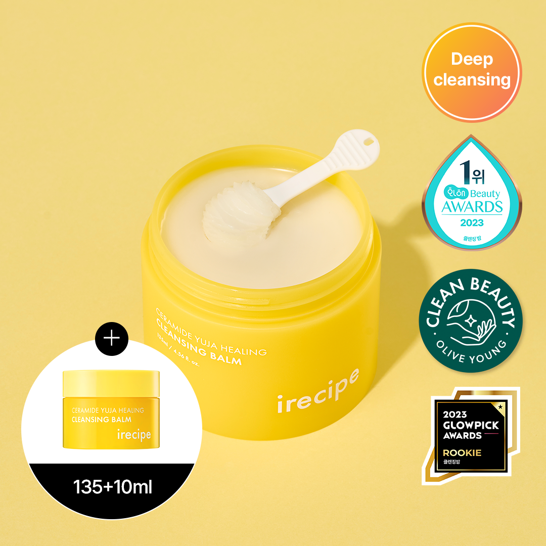 irecipe Ceramide Yuja Healing Cleansing Balm 120g Set (+10g