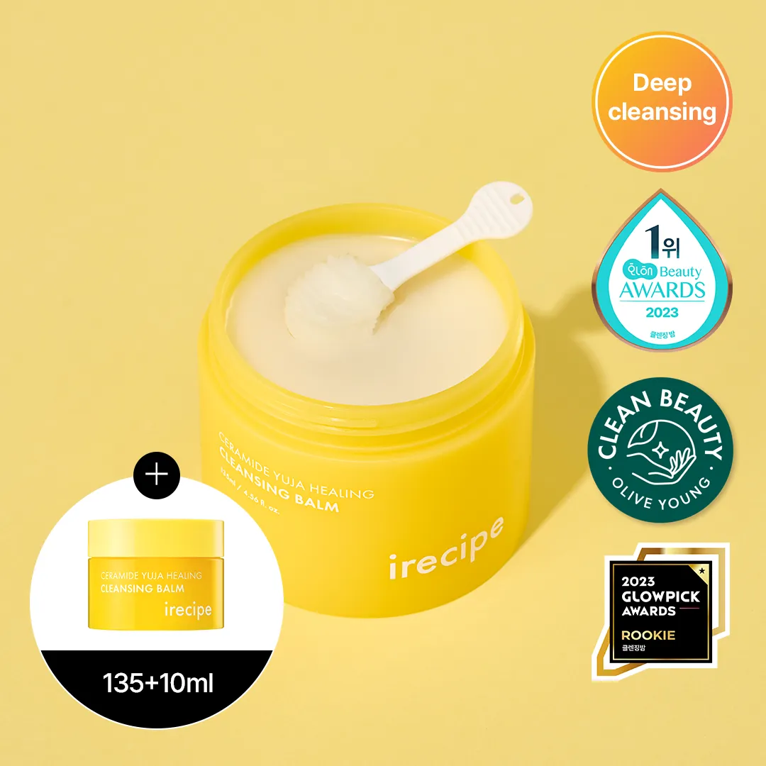 irecipe Ceramide Yuja Healing Cleansing Balm 120g Set (+10g