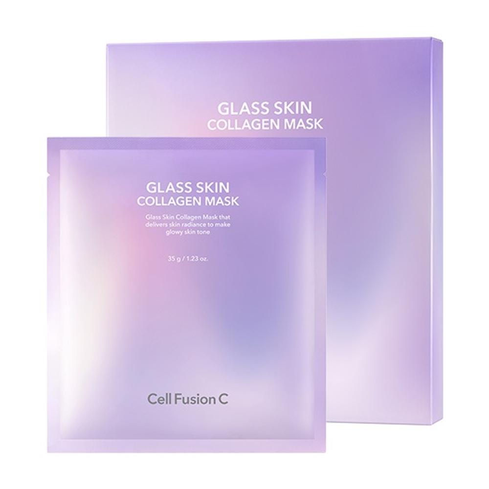 Ruby-cell シートマスク 8枚 Cell Fusion C グラススキンコラーゲンシートマスク 5枚入