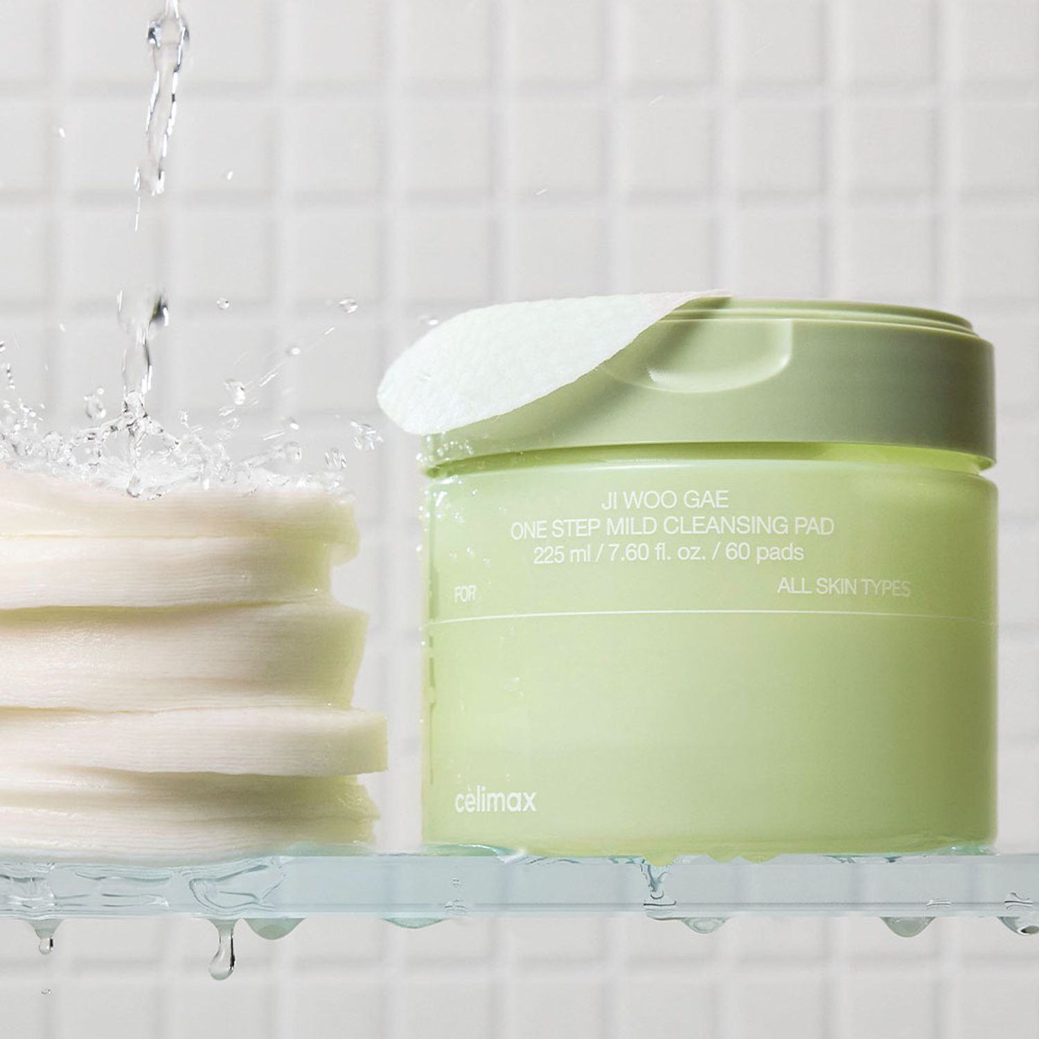 celimax Ji Woo Gae One Step Mild Cleansing Pad 60 Pads | OLIVE YOUNG Global