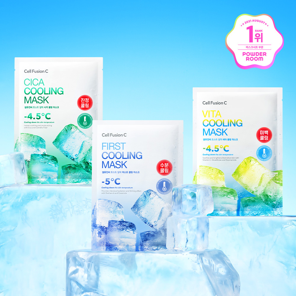 Cell Fusion C Post Alpha Cooling Mask Sheet 5P (3 Options) | OLIVE