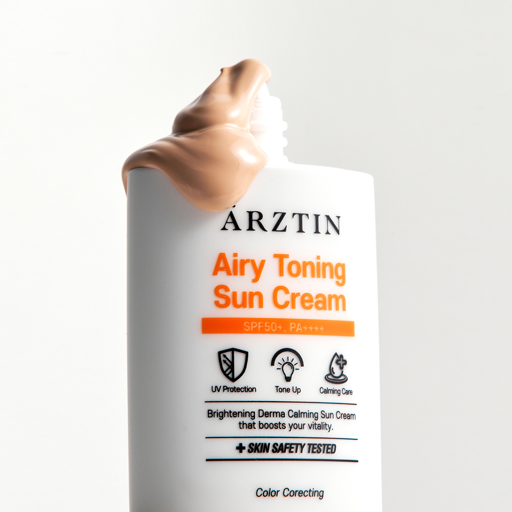 ARZTIN Airy Toning Sun Cream 60ml | OLIVE YOUNG Global