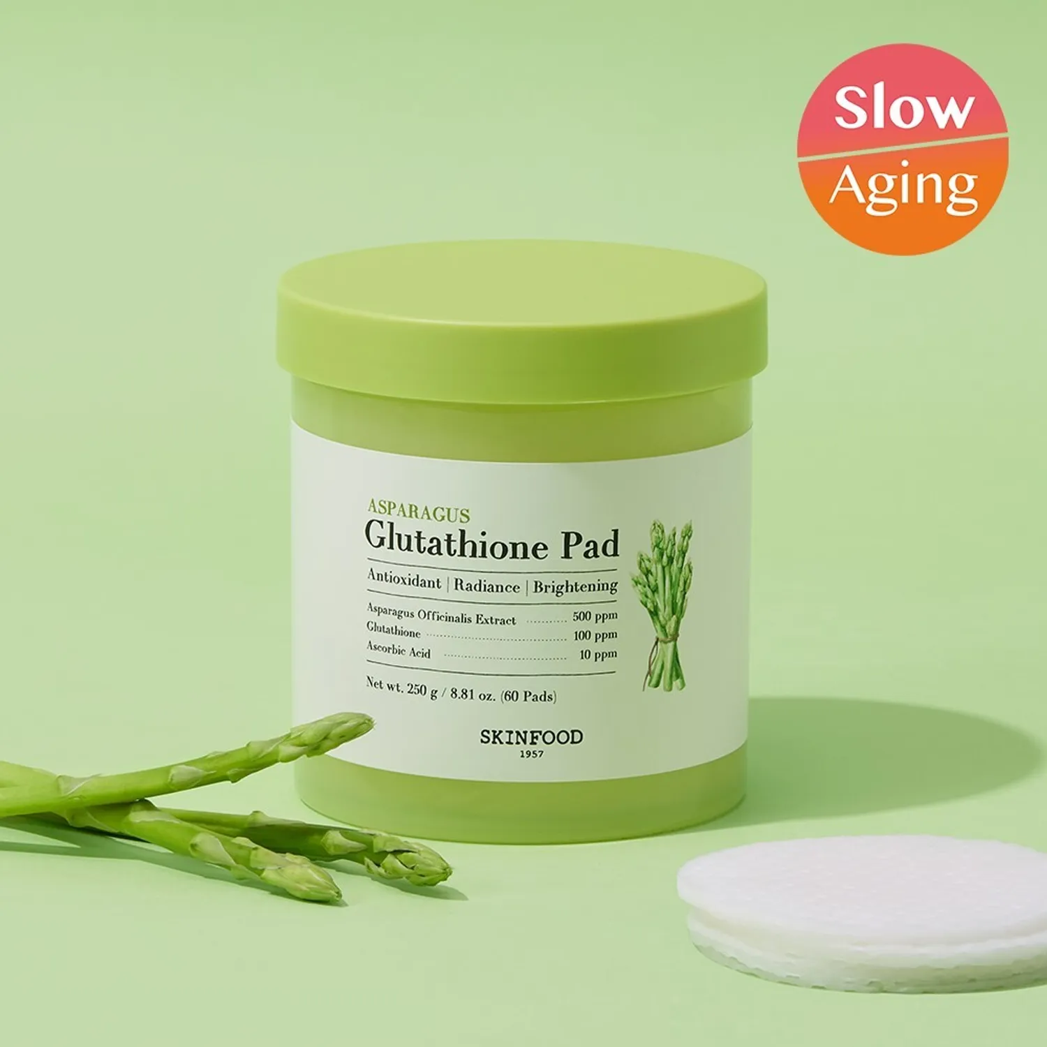 asparagus glutathione SKINFOOD Asparagus Glutathione Pad 60P asparagus glutathione SKINFOOD Asparagus Glutathione Pad 60P