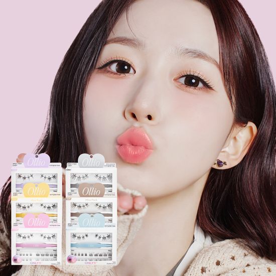 Ollio ノーグルーまつげ ミックスパック (+ミニピンセット) | OLIVE