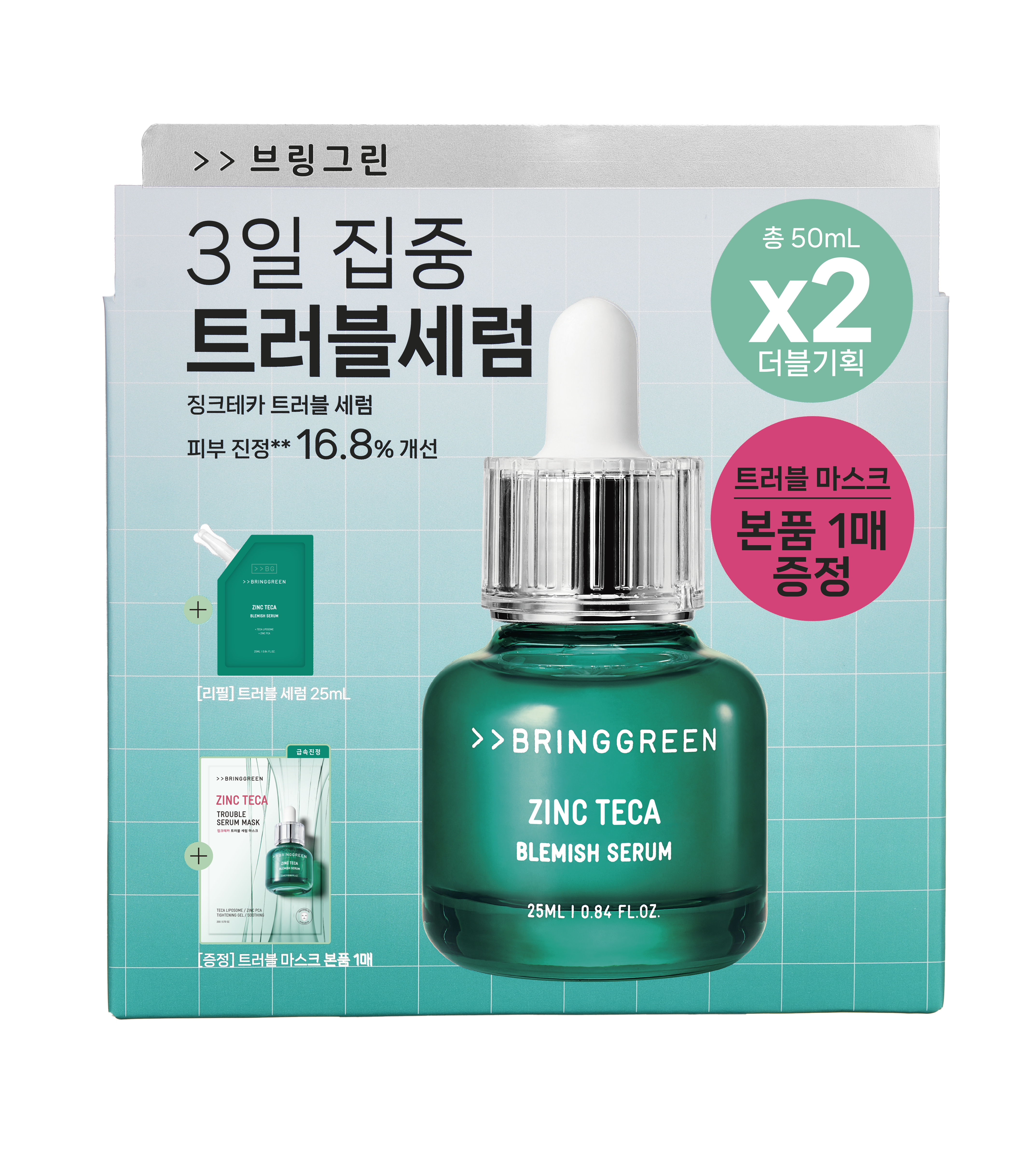 Zinc Teca Trouble Serum Limited Set