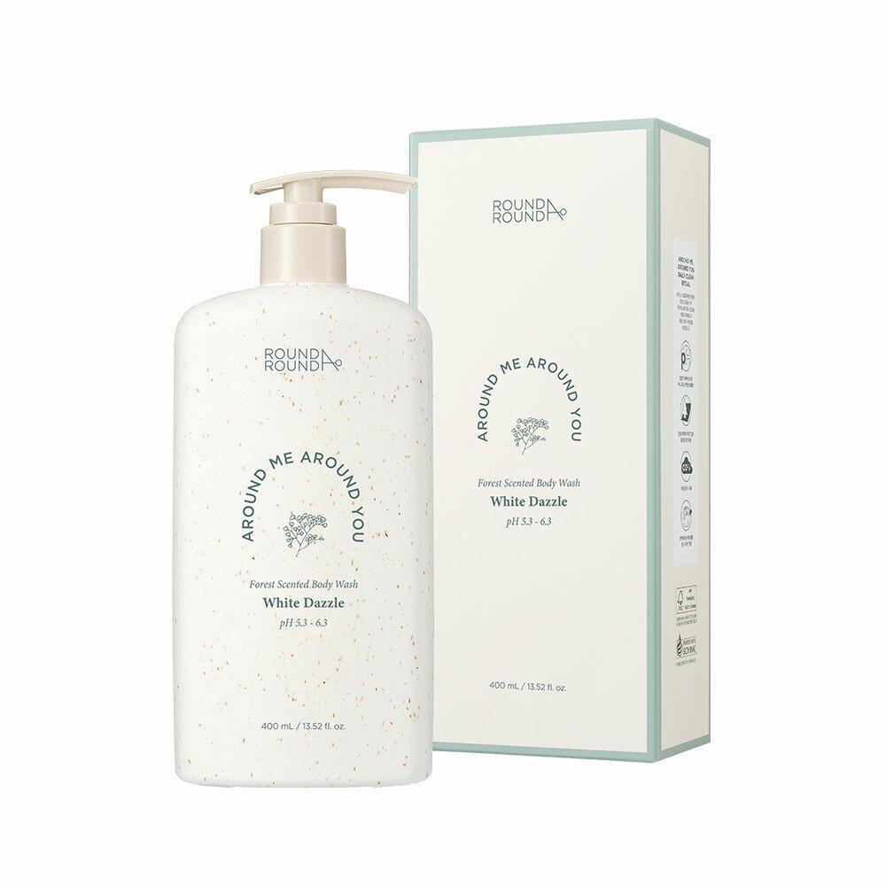 round around Forest Scented Body Wash [White Dazzle] 400mL