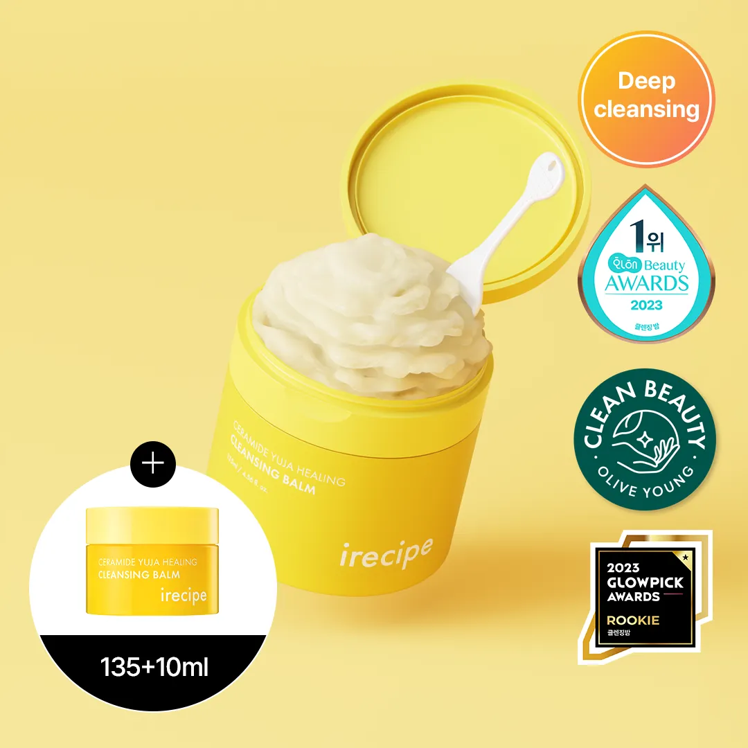 irecipe Ceramide Yuja Healing Cleansing Balm 120g Set (+10g