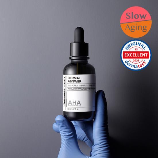 CNP Derma+ Answer Anti-Pore Active Peel Ampule 50mL | OLIVE