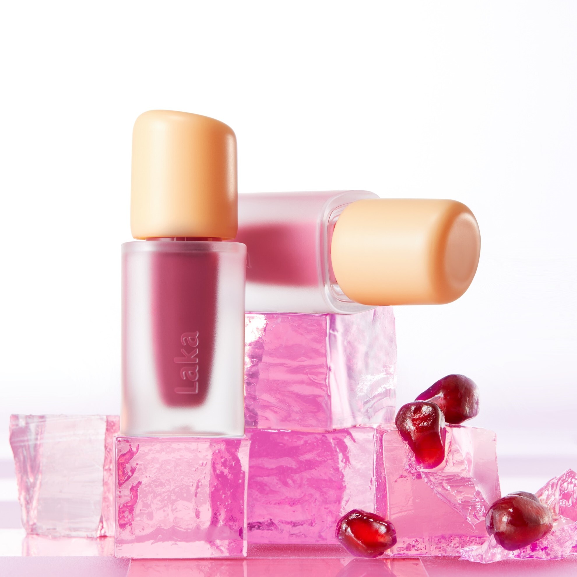 【新品】 Laka Fruity Glam Tint mini 16コセット laka Fruity Glam Lip Tint Mini 1.9ml (50 Colors) | OLIVE YOUNG Global