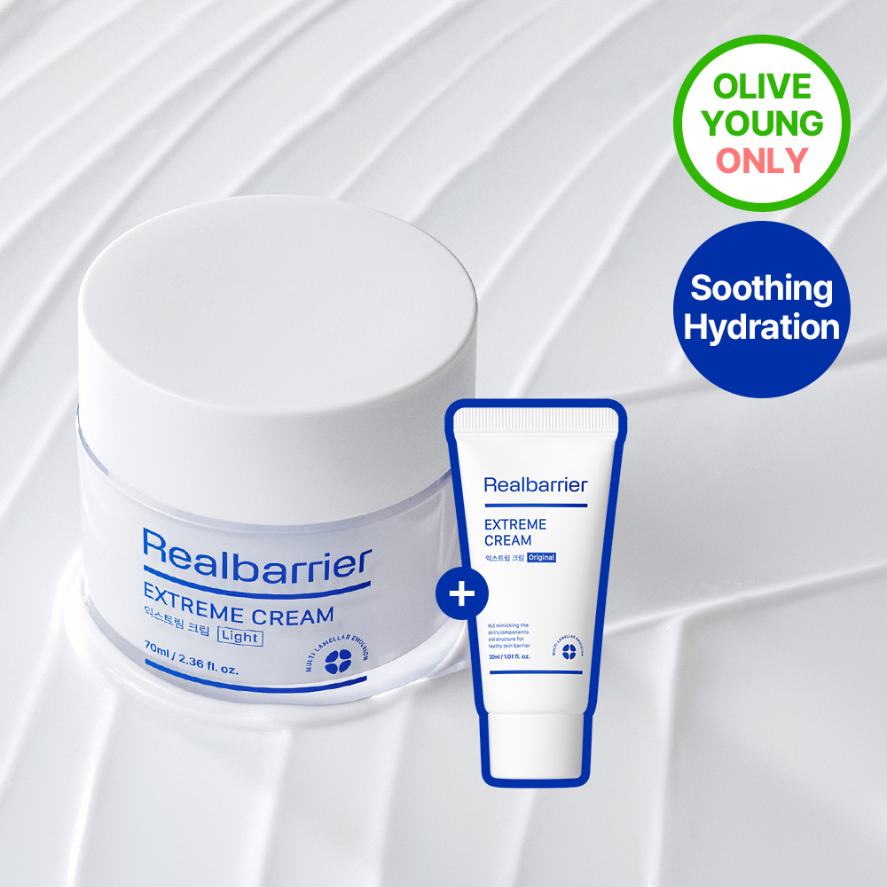 Real Barrier Extreme Cream Light 70mL Special Set (+30mL) | OLIVE