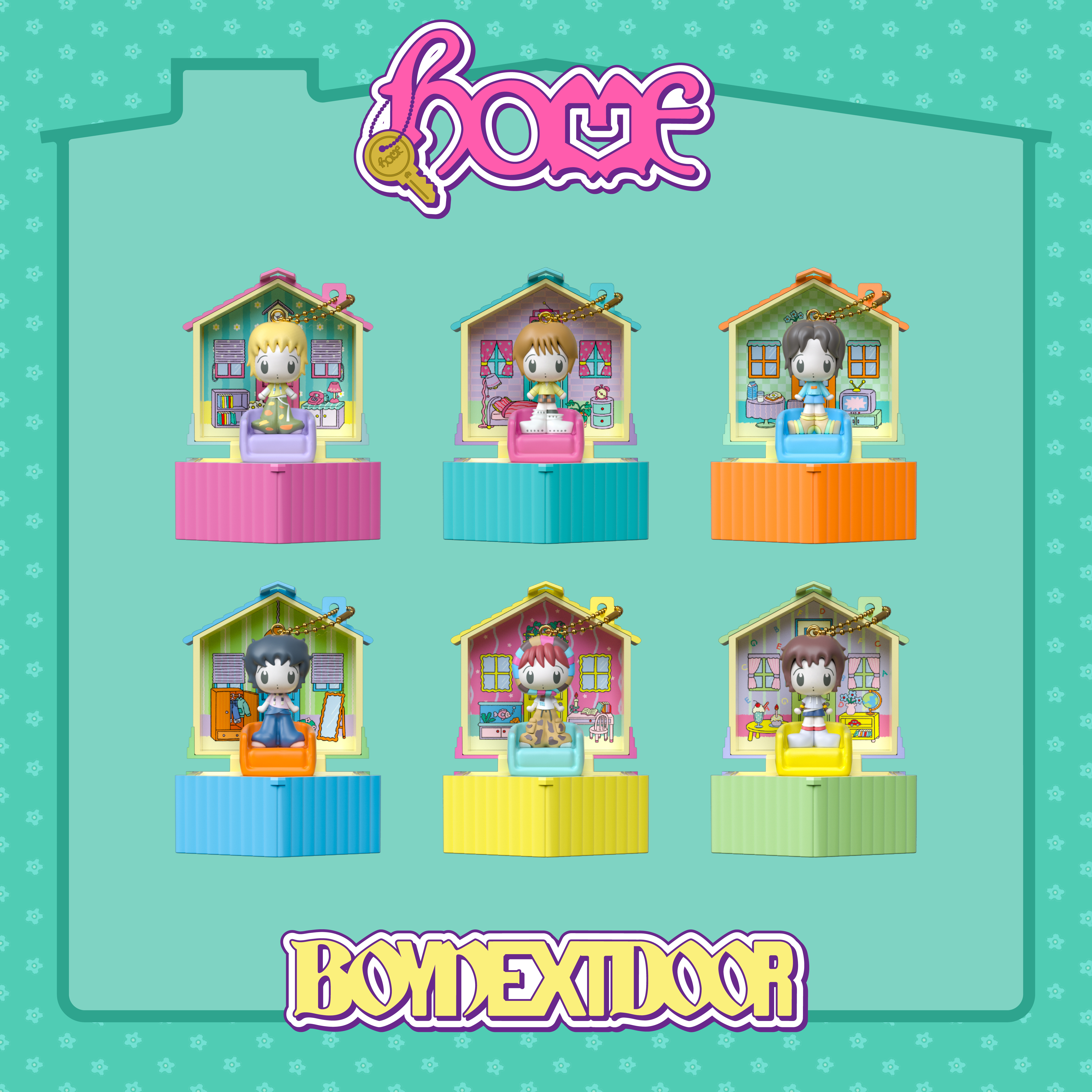 BOYNEXTDOOR - 1st Studio Album [HOME] (POCKET HOME ver.) (6 in 1