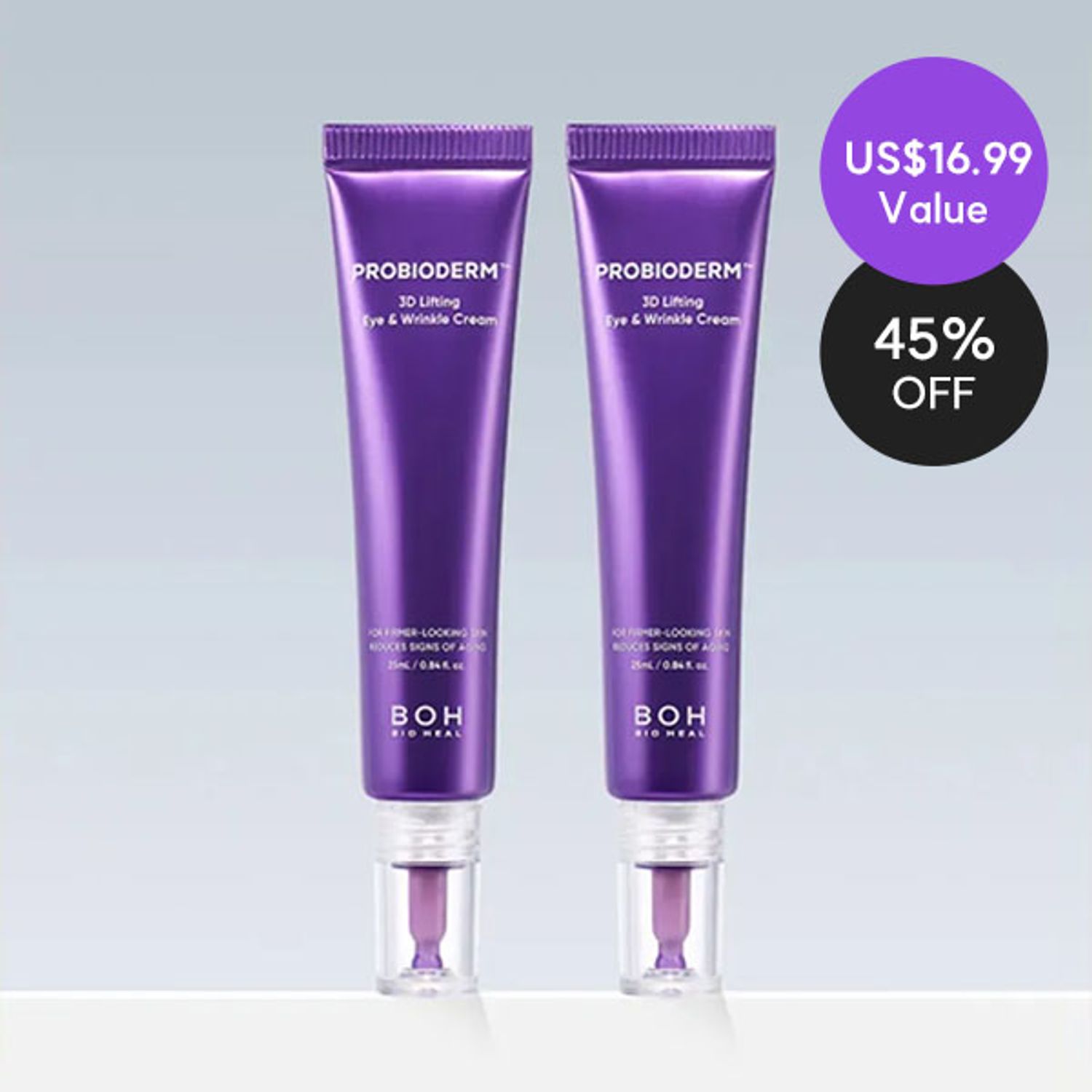BIOHEAL BOH PROBIODERM 3D Lifting Eye & Wrinkle Cream 25ml Double Pack | OLIVE YOUNG Global