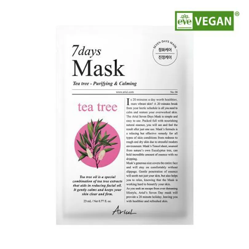 7 Days Tea Tree + M Purifying Mask Sheet