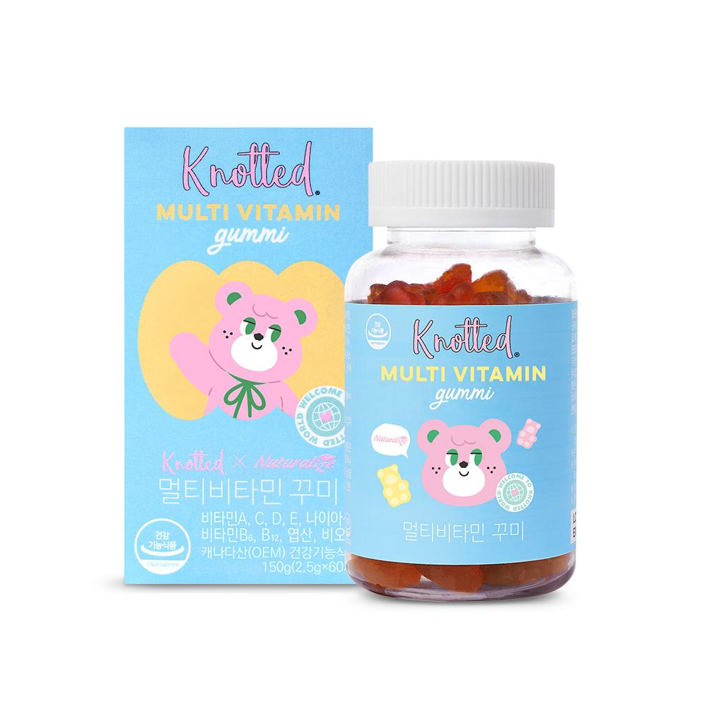 Naturalize Knotted Multi Vitamin Gummi 60ea (30-day supply