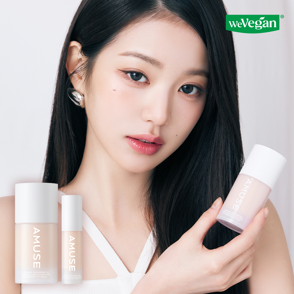 AMUSE Ceramic Skin Perfector Foundation 30ml/15ml | OLIVE YOUNG Global
