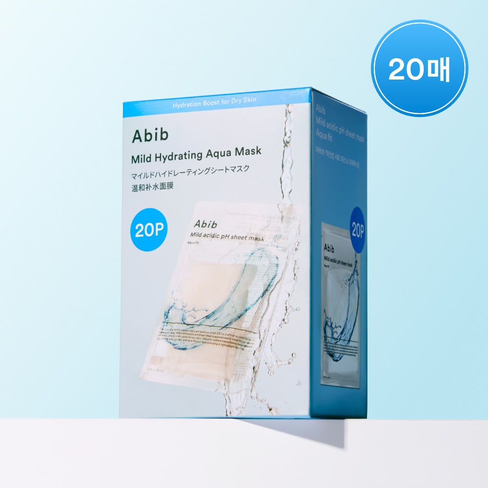 パック・フェイスマスク Abib Mild acidic PH sheet mask Aqua fit Abib - Mild Acidic pH Sheet Mask Aqua Fit